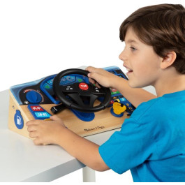 Melissa and Doug - Vroom & Zoom Wooden Dashboard