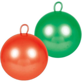 Skippybal 60cm - twee stuks - rood/groen