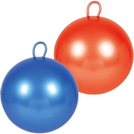 Skippybal 60cm - twee stuks - rood/blauw