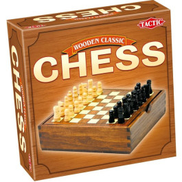 Wooden Classics - houten spellen - Schaakspel - 16x16 cm