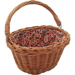 8720387292103 - Hollie Kinderfietsmand - Retro Flowers