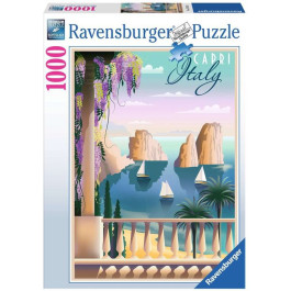 4005556176151 - Ravensburger - Postcard from Capri, Italy (1000)