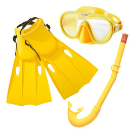 Intex Master Class Snorkelset 8+ Geel - (55655)