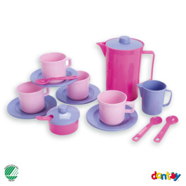 Dantoy Koffieservies Roze (17-dlg)