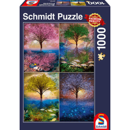 Schmidt - Magische Boom bij het Meer (1000) - Puzzel