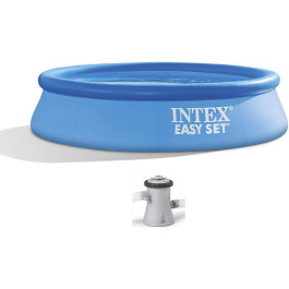 Intex Easy Set Pool Set 244x61cm + 12V Pomp - (28108)