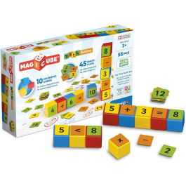 Geomag - Magicube Math Building Recycled Clips 55 pcs