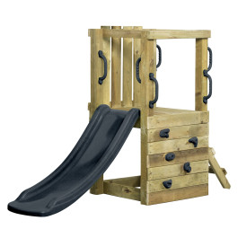 SwingKing - Speeltoren Irma Small + Glijbaan 120cm - Antraciet