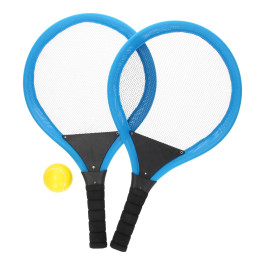 Eddie Toys - Mega Soft Tennisset 50cm - Blauw