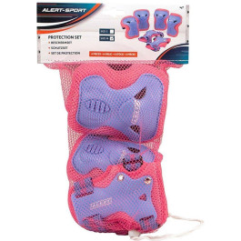 Alert Beschermset - Junior - Roze/Blauw - Maat M