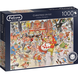 Falcon puzzel Christmas On Ice - Legpuzzel - 1000 stukjes