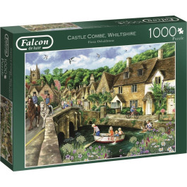 Falcon puzzel Castle Combe, Wiltshire - Legpuzzel - 1000 stukjes