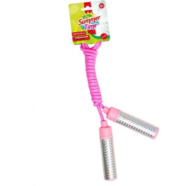 Summertime Springtouw 210 cm - Roze/Zilver