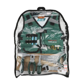 Power Tools Verkleedset Timmerman - Vest met accessoires