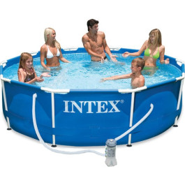 Intex Metal Frame Pool Ø 305 x 76 cm met Filterpomp - (28202)