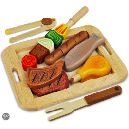 Houten Barbeque speelset