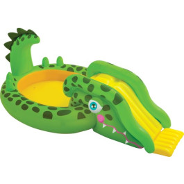 Intex Krokodil Speelzwembad met Glijbaan - (57132)