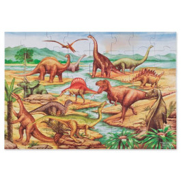 Melissa & Doug - Dinosaurus - Vloerpuzzel - 48 pcs