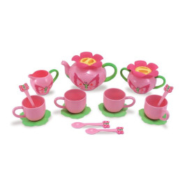 Melissa & Doug - Roze Vlinder Kinder Theeservies