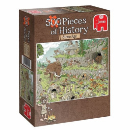 Jumbo Pieces of History Stone Age - Puzzel (500)