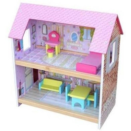 Playwood Poppenhuis Roze - 50 cm hoog