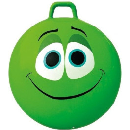 Skippybal smiley voor kinderen 65 cm groen