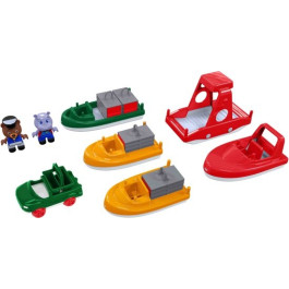 AquaPlay Boot Pack 240 - 6 Boten en 2 Speelfiguren