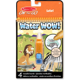 Melissa & Doug - Water Wow! Herbruikbare Waterverf - Safari