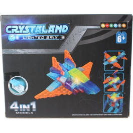 Crystaland bouwset met lichtgevend blokje - 61dlg