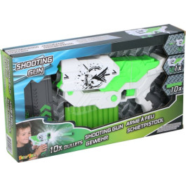 Speelgoedpistool met zachte Foampijlen Wit/groen 27,5 Cm