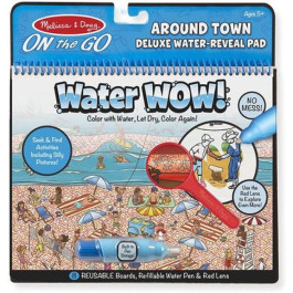 Melissa & Doug Water Wow de luxe, zoek en vind-Rond de stad