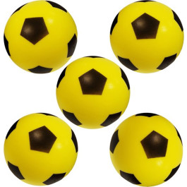 Foamballen 20 cm Geel - 5 stuks