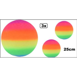 Regenboog Volleybal 3X met pomp