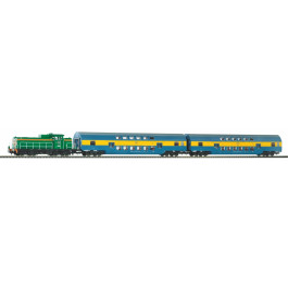 Piko H0 Startset - Poolse Diesel Locomotief SM42 + 2 Dubbeldekker wagons (97934)