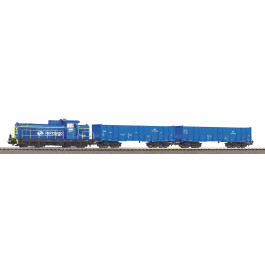 Piko Trein H0 Startset - Diesellocomotief SM 42 met 2 open goederenwagens - (97937)