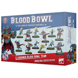 Warhammer Bloodbowl - Lizardmen Blood Bowl Team – Gwaka'moli Crater Gators (200-74)