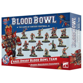 Warhammer Bloodbowl - Chaos Dwarf Blood Bowl Team: The Zharr-Naggrund Ziggurats (201-11)