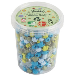 Dantoy PASTEL - emmer met kleine kralen 520 st. - forest