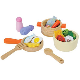 Houten pannenset; Mentari