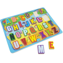 Puzzel alfabet dikke stukken