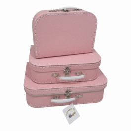 Playwood - Koffer set van 3 - Roze