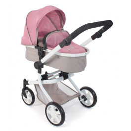 Bayer Chic - Poppenwagen Mika combi (roze/taupe/beer)