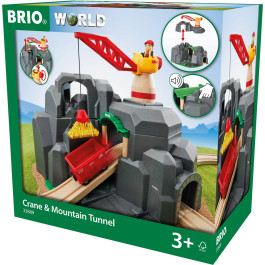 BRIO Crane & Mountain Tunnel - 33889