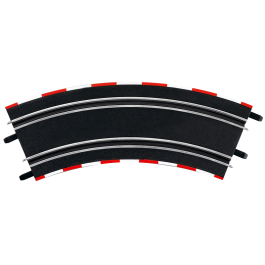 Carrera GO!!! - Flauwe Bochten 3/45 graden (323 mm) - 4 Stuks