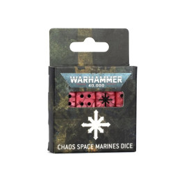 Warhammer 40K - Chaos Space Marines Dice Set (86-62)