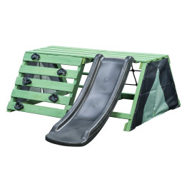 SwingKing - Speeltoestel Charlie Groen met 1,2 meter glijbaan