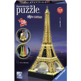Ravensburger 3D puzzel - Eiffeltoren-Night Edition (216)