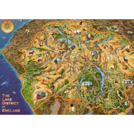 Falcon - Map of the Lake District (1000)