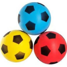 Foamballen 20cm Rood, Geel en Blauw