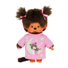 Monchhichi Glow in the Dark Meisje (20cm)